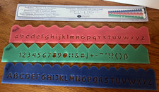 Creative Memories Borderlines Patterns  Letters Rulers Set of 3 in Pkg