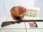 1963 Marx Bop-A-Bear Target Game w/ Working Gun