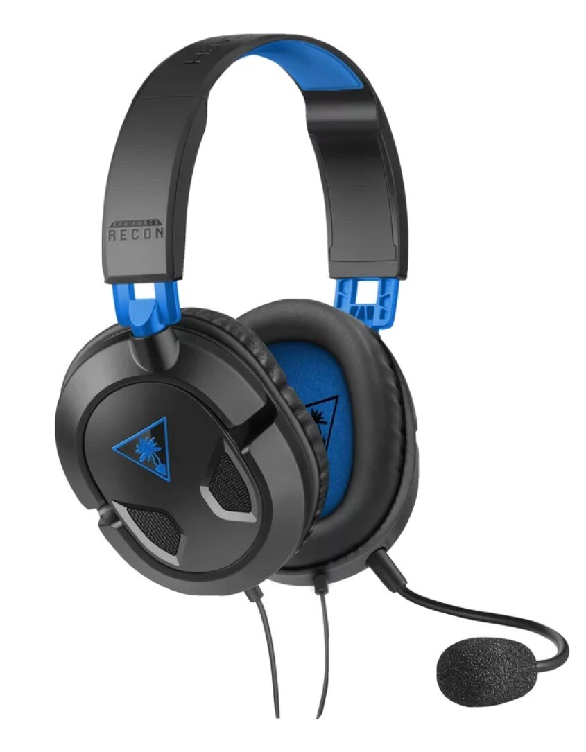 Turtle Recon 50 Multi-Platform Gaming Headset with Removable Mic for PS4 PS5 Xbox Nintendo PC-image