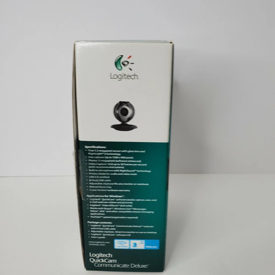 Logitech Quickcam Communicate Deluxe S 7500 Computer Webcam & Mic - Image 4 of 4