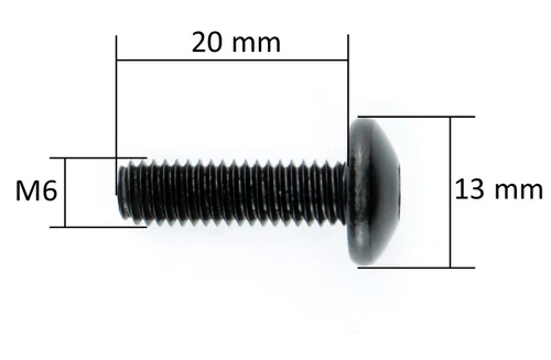 Linsenkopf Schrauben Aluminium Torx M5 M6 Alu eloxiert Linsenkopfschrauben 5 6mm - Bild 7 von 9
