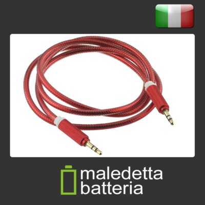 Hyclam Cavo ausiliario da 2 5 mm Jack cavo da maschio a maschio cavo altoparlante da 2 5 mm per cuffie cavo di ricambio per auto adattatore TRRS adattatore da 2 5