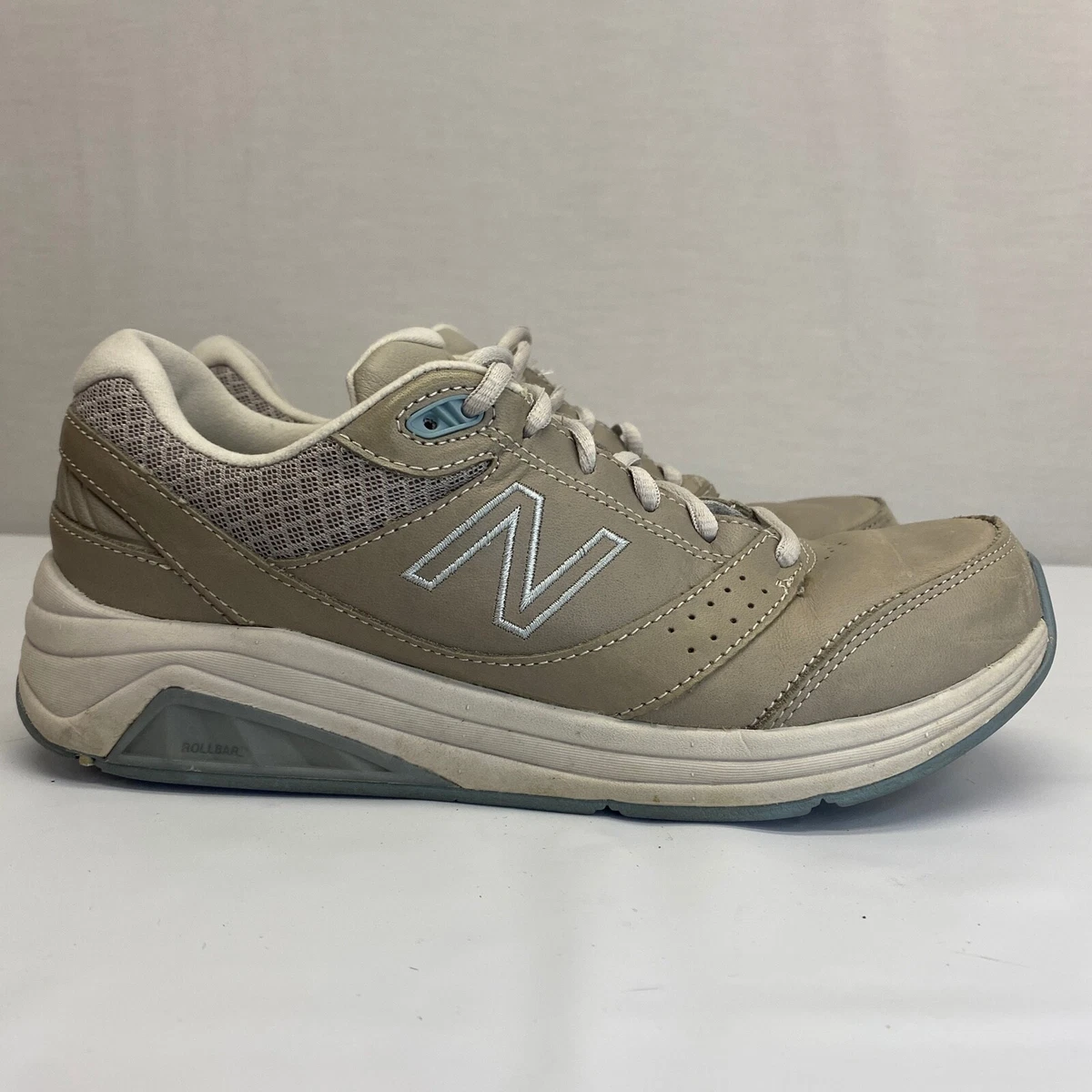 New Balance Womens WW928GR3 Lace Up Low Top Grey Walking Shoes