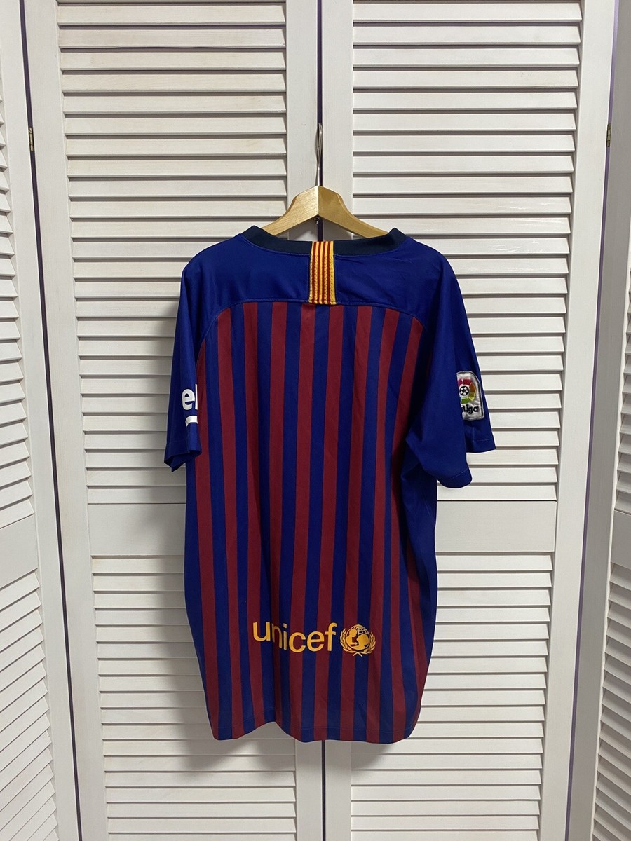 Nike Barcelona FCB Laliga Rakuten Beko Authentic 2018 Jersey Size