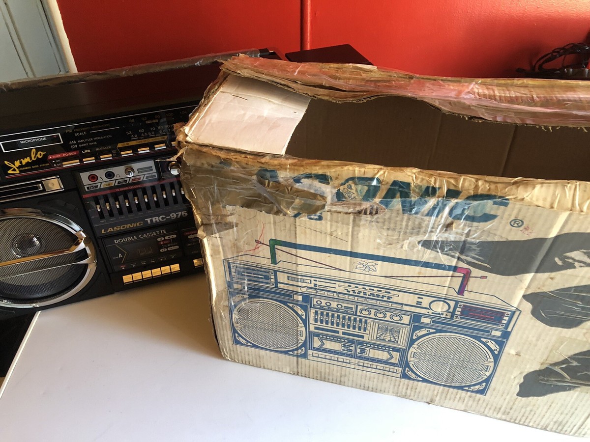 LASONIC BOOMBOX TRC-975 WITH ORIGINAL BOX & PAPERWORK . | eBay