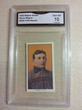 HONUS WAGNER ESTATE 1909 T206 REPRINT PIEDMONT TOBACCO GRADED 10 GEM MINT