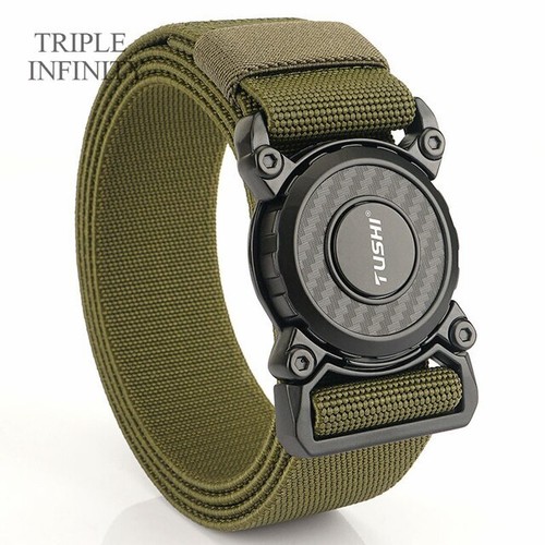 Rotary Quick Release Tactical Belts Adjustable Male Belt Military Accessories - Bild 8 von 9