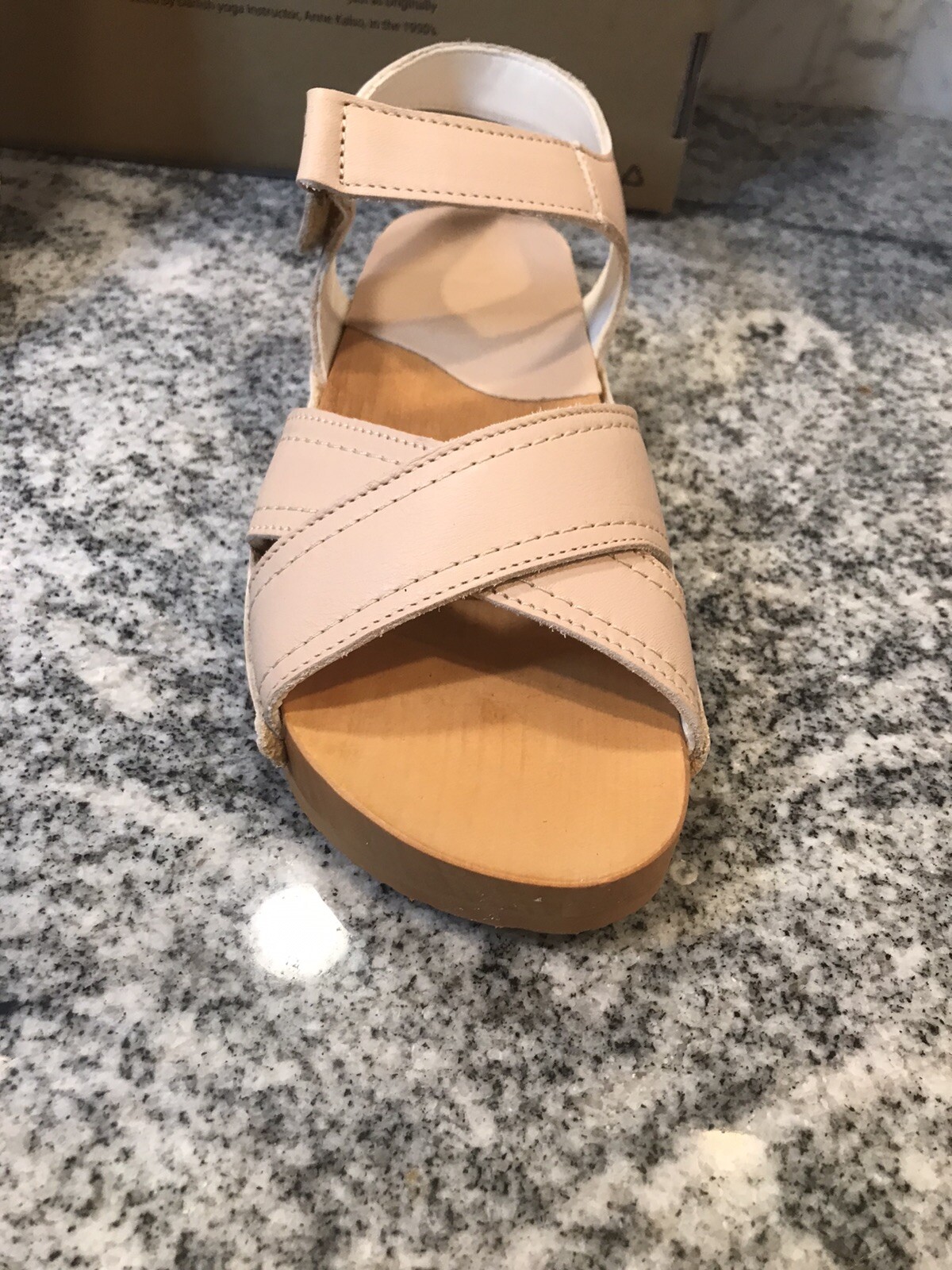 kalso earth shoes 7 womans serene leather blush pink sandals nib new in box image 10