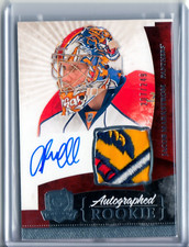 2010/11 THE CUP Jakob Markstrom PATCH AUTO AUTOGRAPH ROOKIE RC LOGO /249 DEVILS