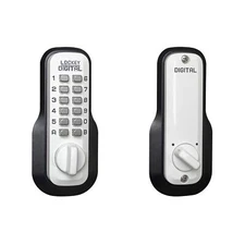 Lockey USA M210WH Mechanical, Keyless Deadbolt, White EZ Deadbolt