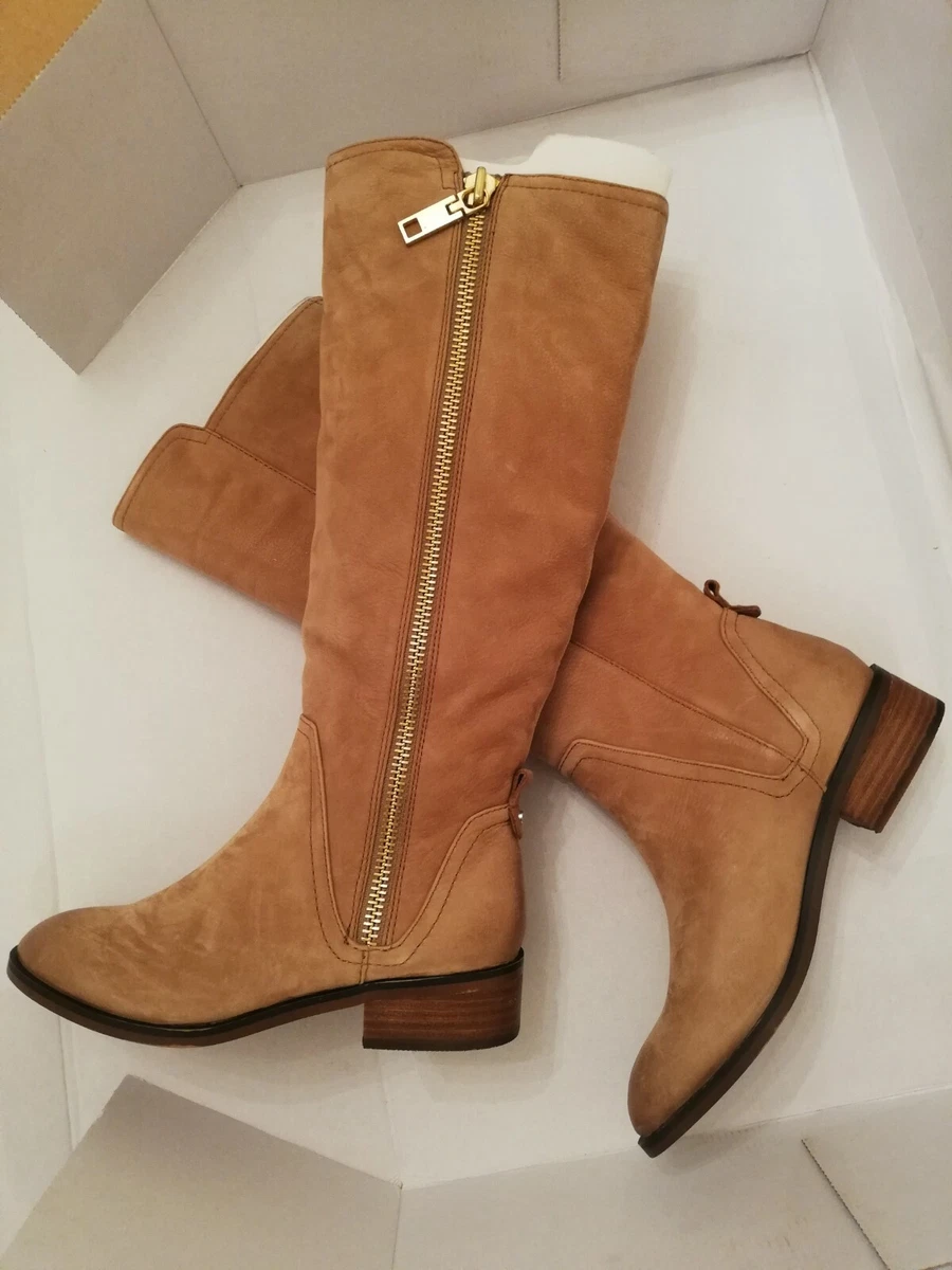 overskridelsen Tredive butik RRP £140 ALDO SIZE 3 36 MIHAELA BEIGE REAL SUEDE LEATHER FLAT KNEE HIGH  BOOTS BN | eBay