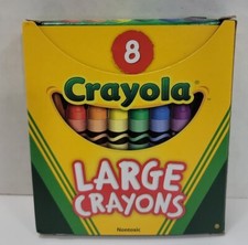 Crayola Large Crayons 8 in a Box. New