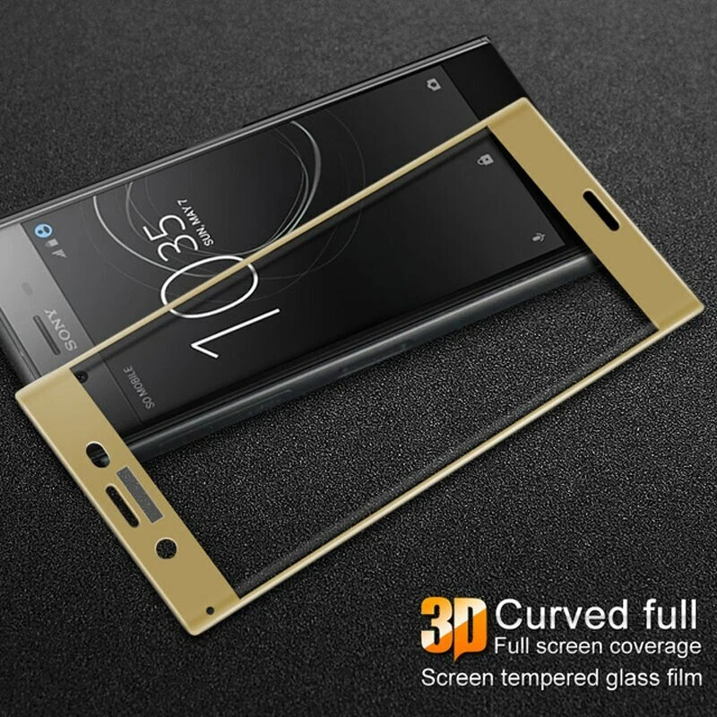 Protector de pantalla de vidrio templado de cubierta completa 3D para Sony Xperia XZ XZs XZ Premium Foto 4 de 4