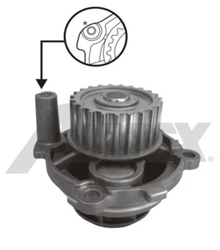 AIRTEX Pompe à Liquide de Refroidissement Convient pour VW Golf IV Audi A3 A4 - Photo 1/1