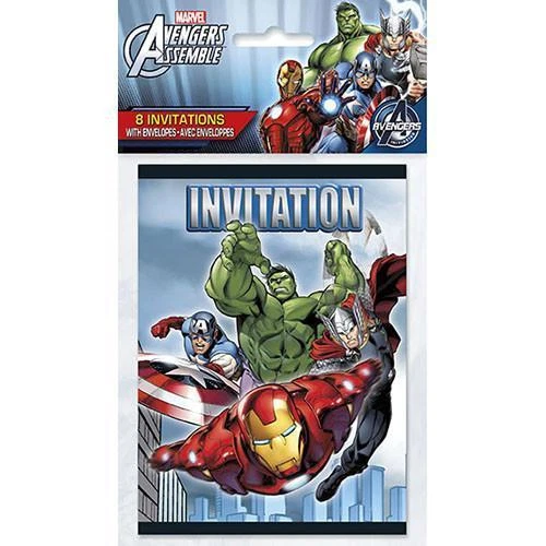 Marvel saludo Invitaciones