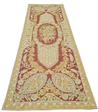 Hand Embroidered Needlework Vintage Kashmiri Textile Wall Hanging 9 x 3 Ft