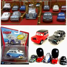 DISNEY PIXAR CARS Queen Top Hat Guard Police 1:55 Mattel Alloy Racing Toy Car