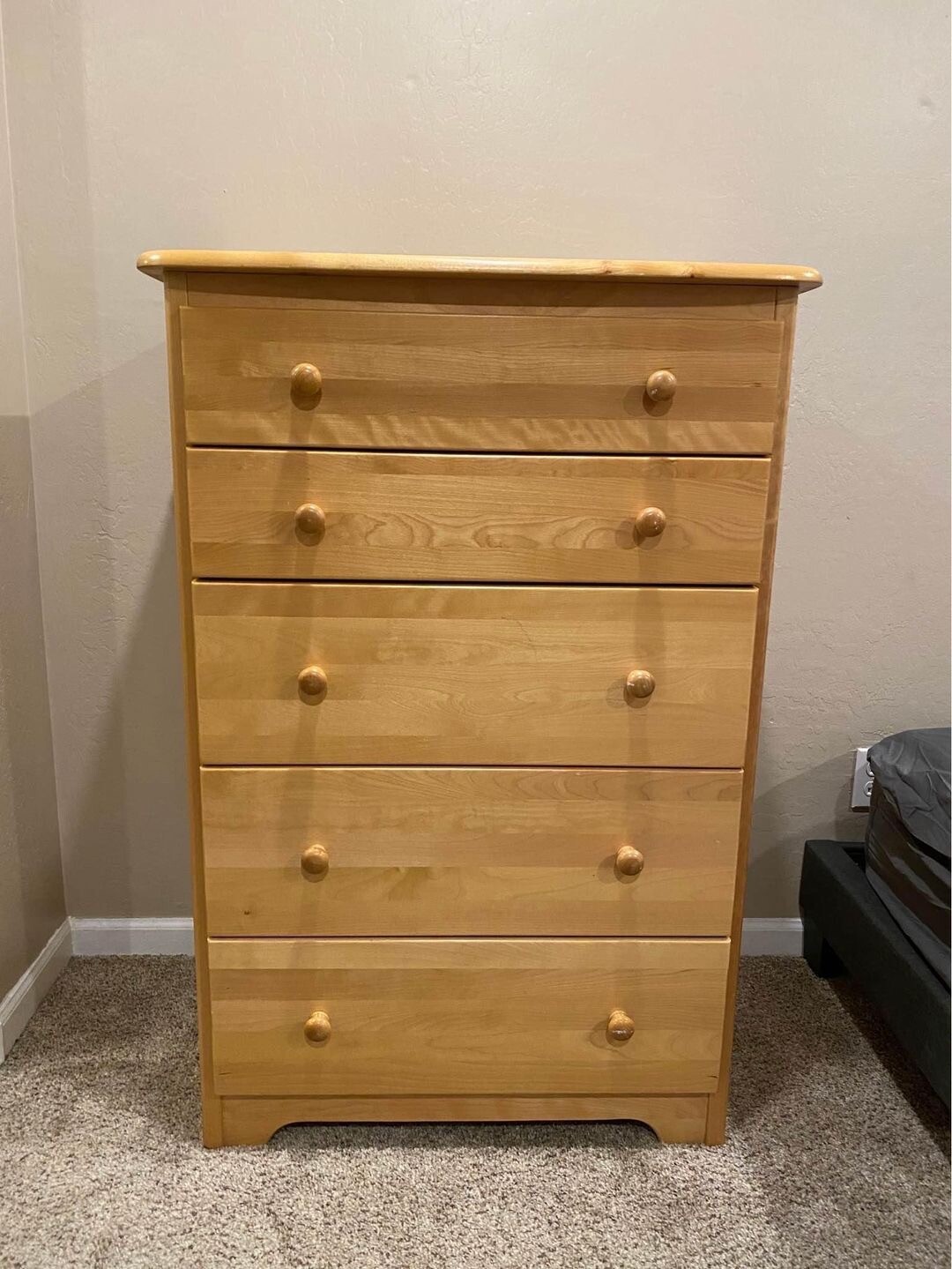 2 Solid Wooden Dressers eBay