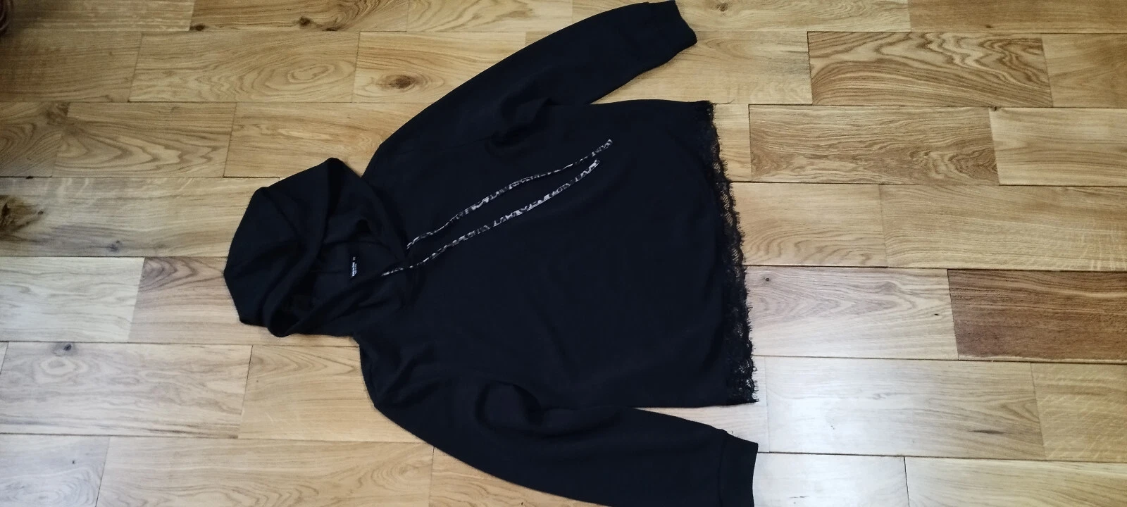 VETEMENTS Abbigliamento donna felpe con cappuccio blusa maglione maglione nero taglia:1XL