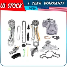 For 4.0L Ford Mazda Mercury SOHC V6 Engine Timing Chain Kit w/ Water Oil Pump