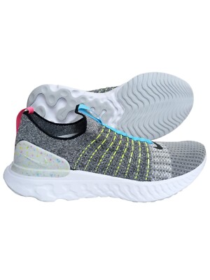 Size 10.5 Nike React Phantom Run Flyknit 2 Men's Running Shoes CZ7865-100