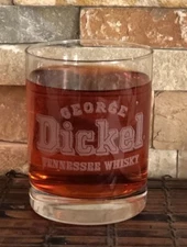 GEORGE DICKEL Collectible Whiskey Glass
