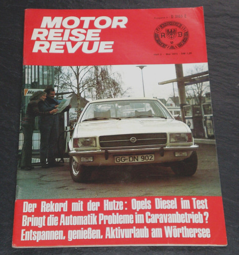 Motor Reise Revue AvD 05/73 Test Opel Rekord 2100 Diesel, Jim-Clark-Rennen,BMW R