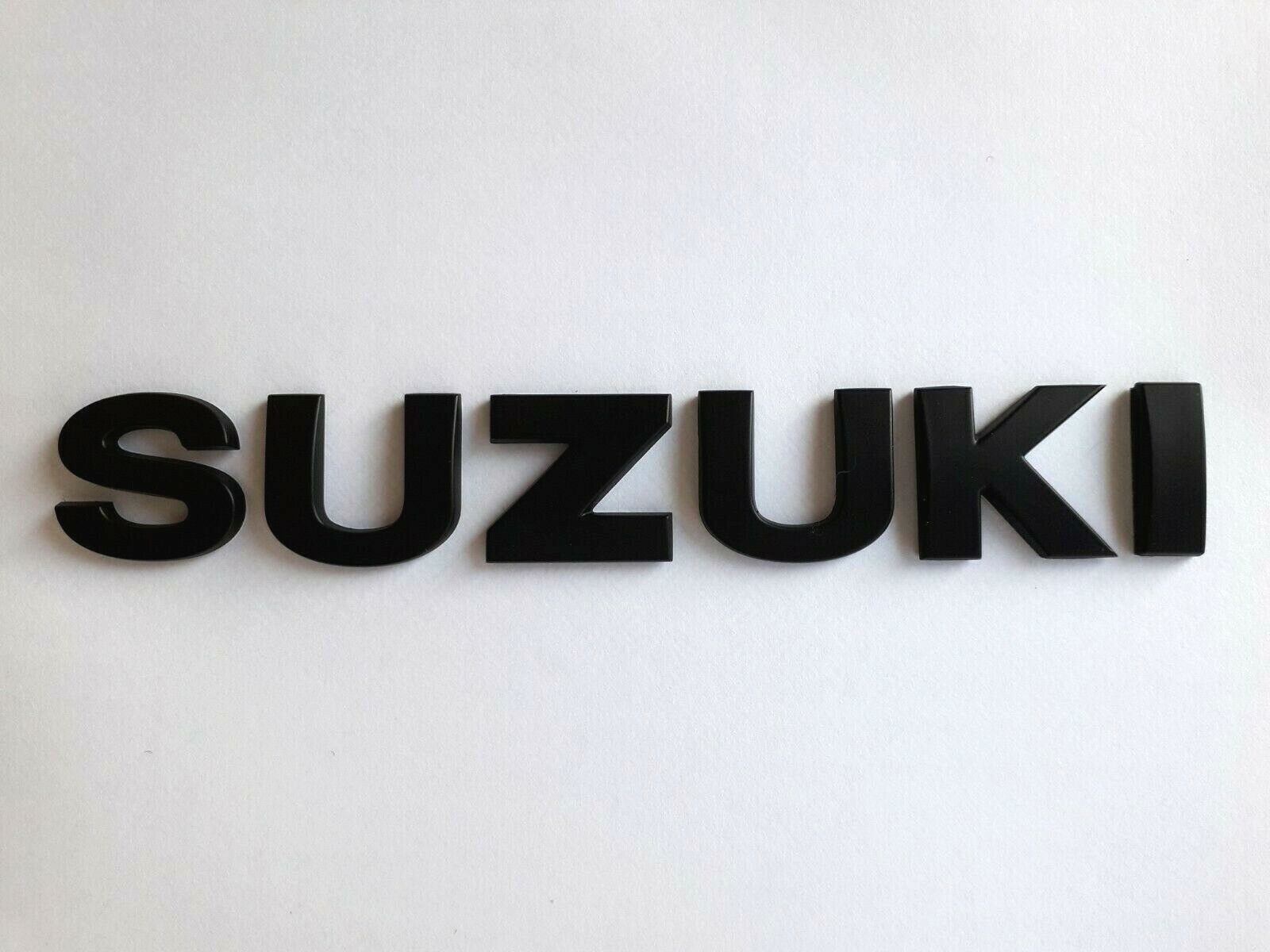 New Black 3D Selfadhesive Car Letters badge emblem sticker Spelling