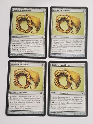MTG Playset 4x Healer's Headdress (Fifth Dawn/Artifact/C) - BGM
