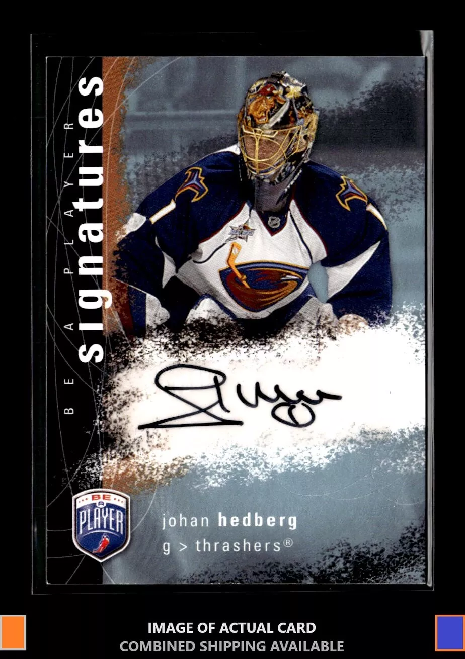 Johan Hedberg trading card