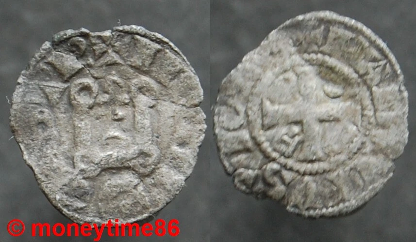 Féodale, Vicomté de CHATEAUDUN, obole tournois de Raoul de Clermont, variété - Photo 1/1