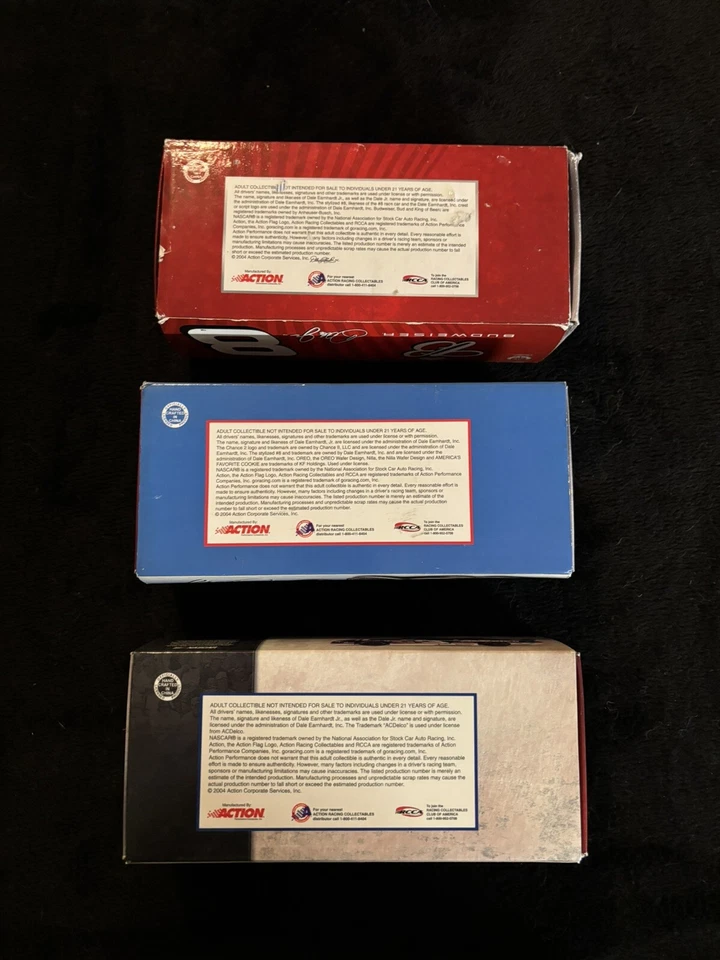 LOTE DE AUTOS DE STOCK DALE WONHARDT JR 1:32 X3 OREO AC DELCO BUDWEISER 1999/2004 MSM Foto 3 de 4