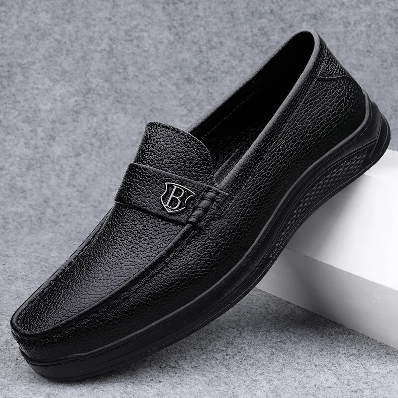 Shoes Men Walking Shoes Outdoor Footwear Driving Loafers Breathable Sneakers-image