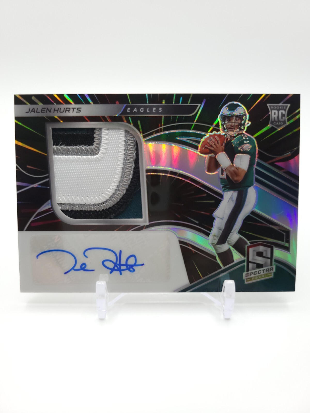 2020 Panini Spectra - Hyper RPA #211 Jalen Hurts /75 Auto RC