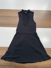 Express Womens Size S Black Mini A-Line Dress Sleeveless Choker