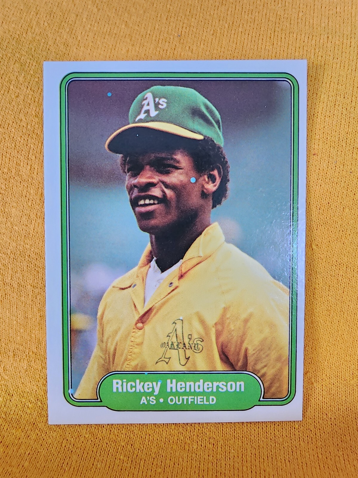 1982 Fleer - #92 Rickey Henderson, HOF
