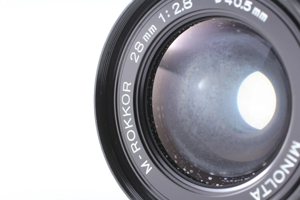 [Excelente] Lente Minolta M-Rokkor 28 mm F2,8 para montaje CL CLE Leica M de Japón Foto 2 de 4