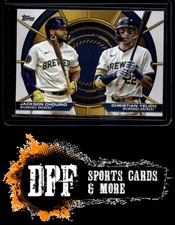 2025 Topps Jackson Chourio / Christian Yelich #DD-18 Dynamic Duos Brewers