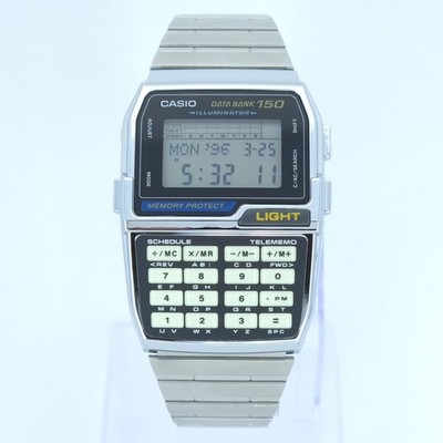 NOS CASIO DBC-1500 DATA BANK MEMORY PROTECT CALCULATOR VINTAGE DIGITAL 1996