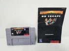 No Escape game for Super Nintendo (SNES)  W/Manual