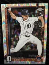 2025 Topps Chrome Update Chase Lee RayWave Refractor #USC43 (RC) Tigers