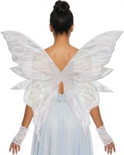 YKW Fairy Wings for Adult Women,31.5"x29" Butterfly Cosplay with Lace...