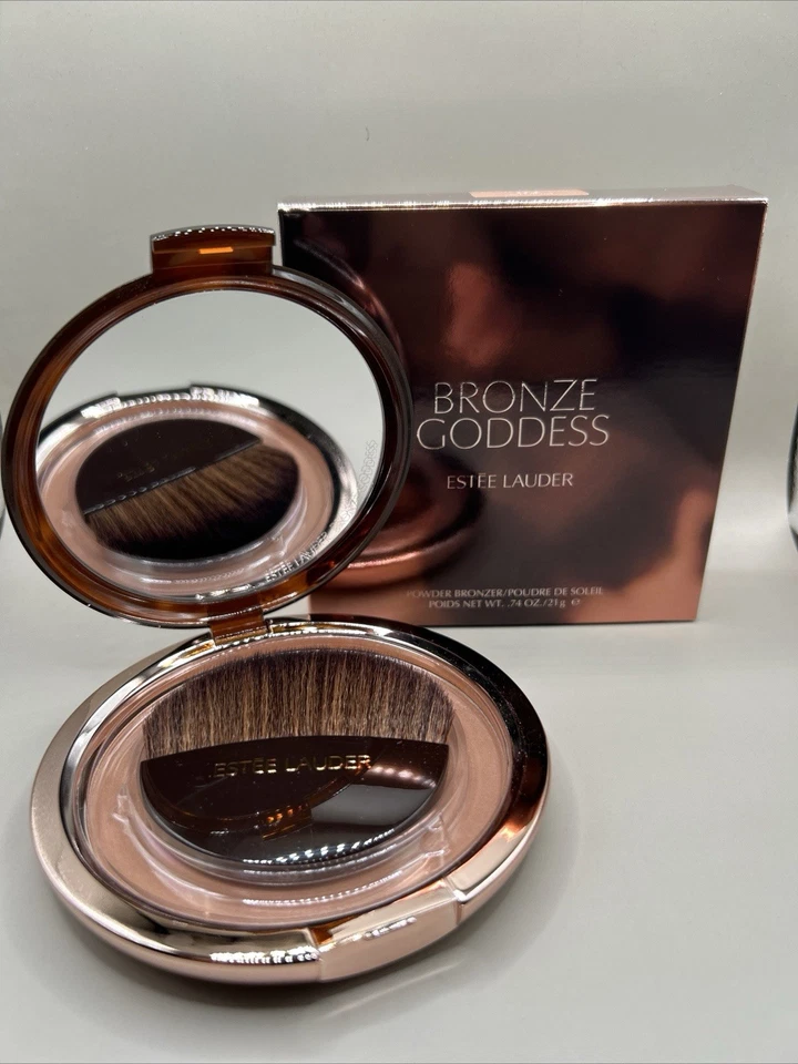Estee Lauder Bronze Goddess 02 Medium Powder Bronzer .74oz All Skin Types NEW - Image 2 of 4