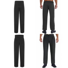 Men Pants Long Rumba Trousers Practice Costume Professional Cha-Cha Salsa Leg