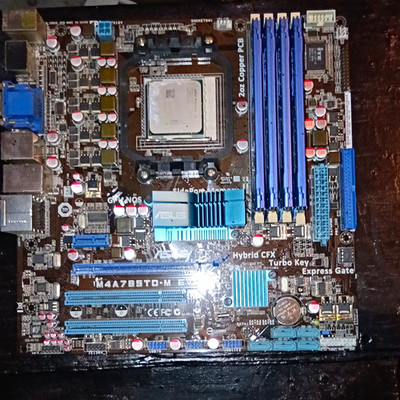 ASUS M4A785TD-M EVO Socket AM3 MicroATX DDR3 PCIe x16 D-Sub Audio