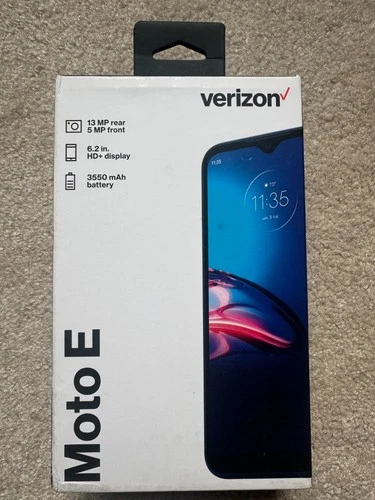 New Moto E Verizon Wireless Smart Phone 32GB/2GB RAM 6.2" Smart Phone