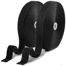 82ft x 1in Hook and Loop Tape Roll - Self Adhesive
