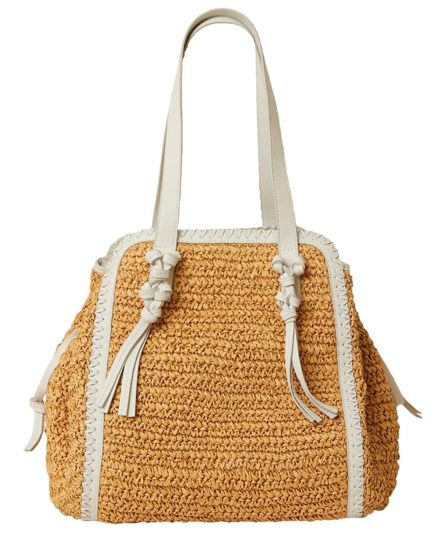 Соломенная сумка Btb Los Angeles Irina Женская белая Ats