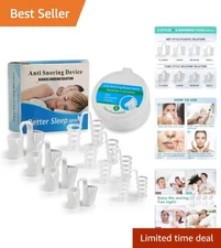 Soft Silicone Anti Snoring Nose Vent in 4 Sizes - Effective Snoring Solution