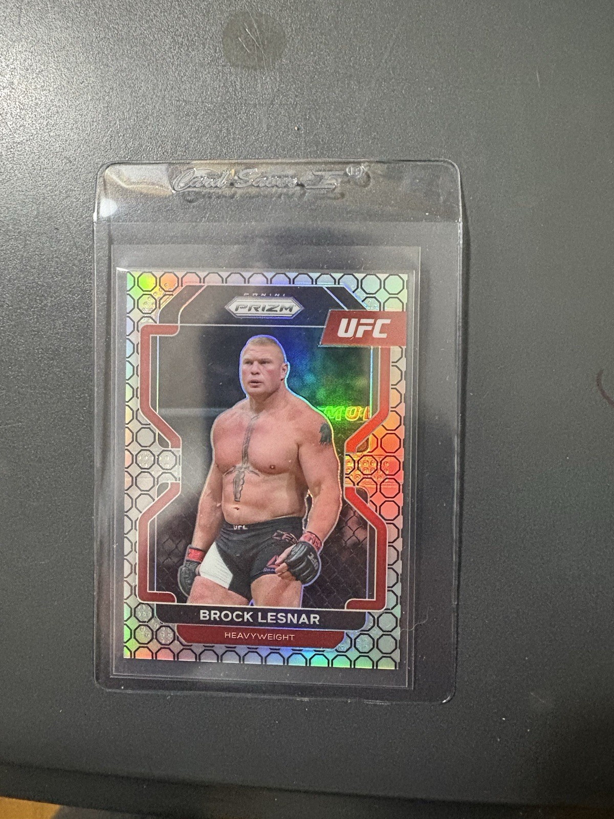 2022 Panini Prizm UFC Brock Lesnar #159 Octagon Prizm /8